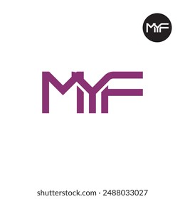 MYF Logo Letter Monogram Design