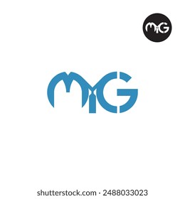 MYG Logo Letra Monograma Diseño Circular