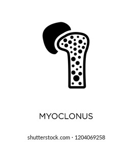 Myoclonus icon. Myoclonus symbol design from Diseases collection. Simple element vector illustration on white background.