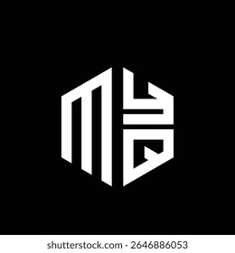 
MYQ-Logo MYQ-Symbol MYQ-Monogramm MYQ-Buchstabe minimalistisch Circle flach Einzigartiges modernes abstraktes Logo-Design.