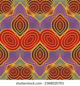 MyRealHoliday : Abstract background with seamless texture in beautiful red purple green colors