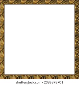 MyRealHoliday : Brown textured abstract box border can be used for invitations or other things