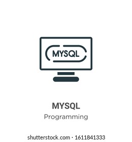 mysql logo icon free download png and vector mysql logo icon free download png