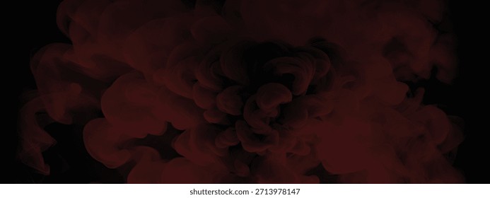 Misteriosa textura abstrata da fumaça com movimento fluido e profundidade