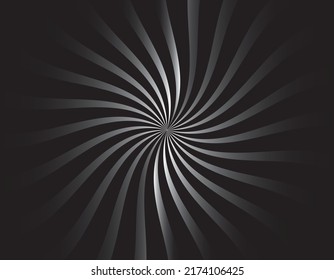 A mysterious concentrated line that seems to swirl and rotate