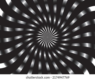 A mysterious concentrated line that seems to swirl and rotate