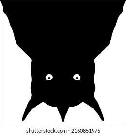 Mysterious Creature. Creepy, Horror, Scary, Mystery Visual Illustration. Illustration for Horror Movie or Halloween Poster Design Element. Vector Illustration