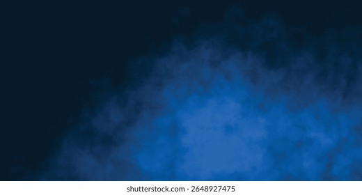 Misteriosas nuvens sombrias de fumaça na arte digital de fantasia

