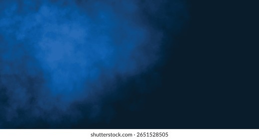 Misteriosas nuvens sombrias de fumaça na arte digital de fantasia

