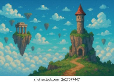 Mysterious glowing portal in a dark enchanted forest path, ideal for fantasy 2D adventure game 