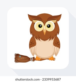 Mysterious Halloween Owls fully eidtable icon

