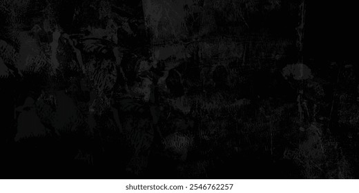 Mysterious and Intriguing Black Grunge Texture Perfect for Creative and Artistic Projects
