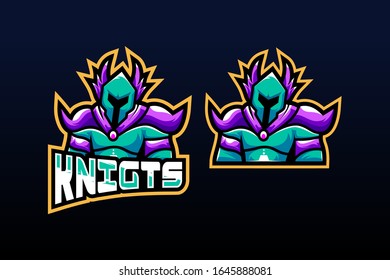 misterioso caballero orientado hacia adelante adecuado para el logo del equipo o el logotipo del puerto y el logotipo de la mascota, o diseño de la camiseta