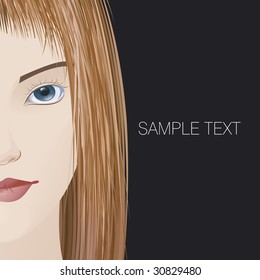 Misteriosa señora #1. Vector.
