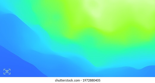 Mysterious landscape background. Mystic vector Illustration. Trendy gradients. Can be used for advertising, marketing, presentation.