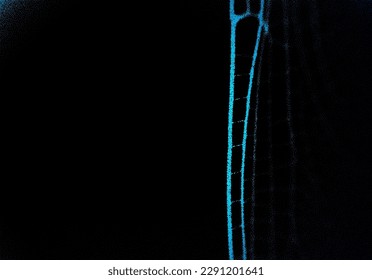 Mysterious macro background with dragonfly wing or abstract net tissue in the dark with dotwork style.