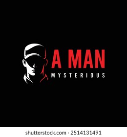 mysterious man logo vector illustration