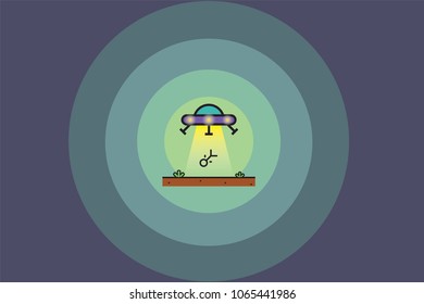 A Mysterious Object Seen In The Sky