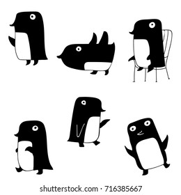Mysterious penguins.