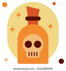 Mysterious Potion icon illustration, for uiux, infographic, etc