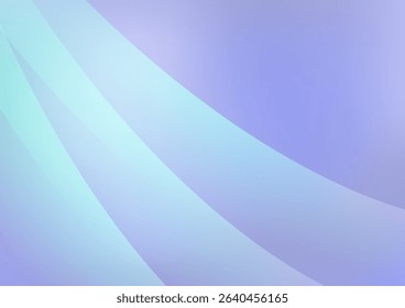 Mysterious purple and green gradient abstract vector background illustration like aurora.