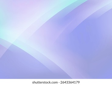 Mysterious purple and green gradient abstract vector background illustration like aurora.