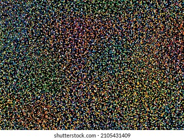 A mysterious rainbow-colored glitter texture