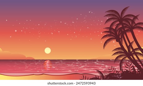 mysterious sea background of tropical sea