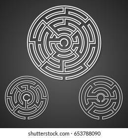 Mysterious and secret maze. 