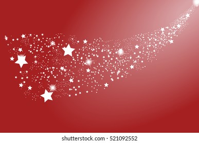 The mysterious starry space. Vector Illustration. EPS10