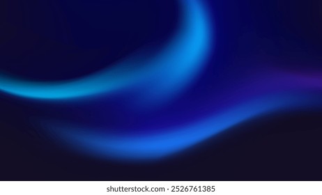 Fundo abstrato misterioso e vibrante com um design azul brilhante. Perfeito para projetos de tecnologia, vida noturna e música.