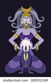 Mysterious Witch Woman greek myth creature Mythology, Greece, Olympus, legend