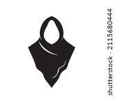 mystery black hood cloaks logo design, vector graphic symbol icon sign illustration