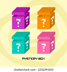 Mystery Box 8bit Pixel Style