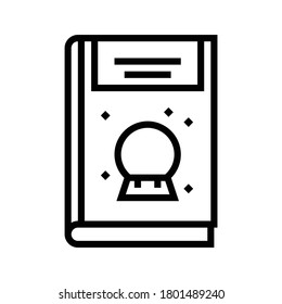 mystery genre line icon vector. mystery genre sign. isolated contour symbol black illustration