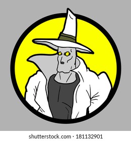 Mystery man icon