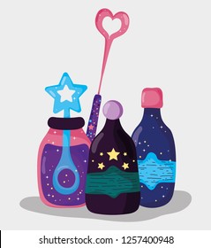 mystery potions effect and magic wand