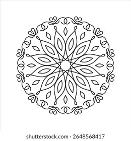 Mystic Blooms: Floral Mandalas in Harmony