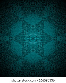 mystic blue pattern