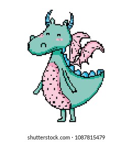 mystic dragon moster with cute wings