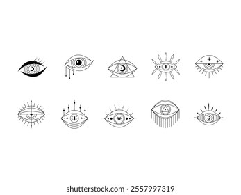 Mystic Eye Design Element Set