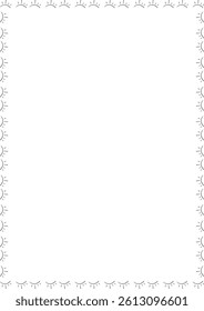 Mystic eye frame. Ramadan template. Prediction eye on white background border with empty space for text