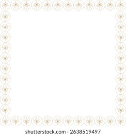 Mystic eye frame. Vector celestial prediction eye template for your text. Eye of Providence
