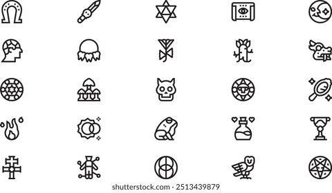 Mystic icons High-Quality Vector Icons Collection with Editable Stroke. Ideal for Professional and Creative Projects.