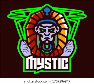 Mystic Logo E sport Vector Illustration