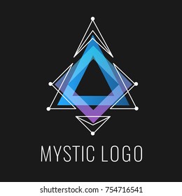 Mystic logo, triangle