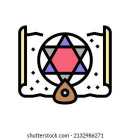 mystic magic color icon vector. mystic magic sign. isolated symbol illustration