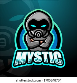 Mystic mascot esport logo design