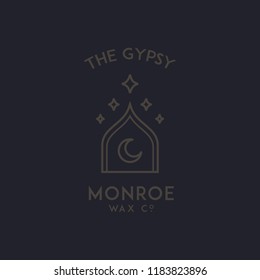Mystic moon logo icon