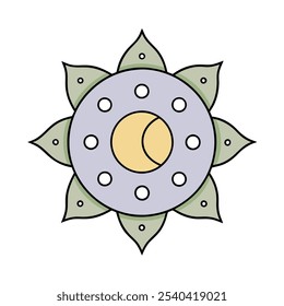 Mystic Moon Mandala Vector Art Enchanting Celestial Patterns for Spiritual Designs